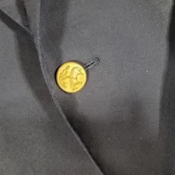 Brooks Brothers Blue Blazer Mens 42R 1818 Regent Italian Fabric Gold Buttons (1)